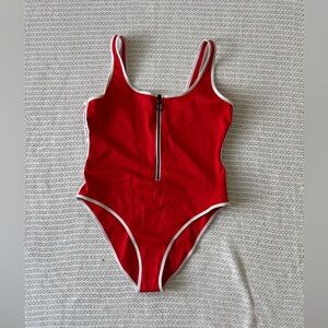 Kendall & Kylie Red One Piece Swimsuit